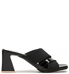 Klapki na słupku Hispanitas czarne 