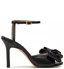 Sandały na szpilce Baldowski czarne 