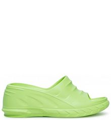 Klapki na koturnie Jenny Fairy zielone 