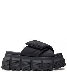 Klapki Buffalo czarne damskie 