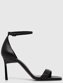 Sandały na szpilce Calvin Klein  czarne HW0HW01944