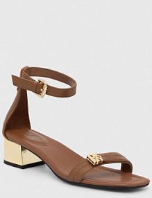 Sandały na słupku DKNY  brązowe K1480996.BRN