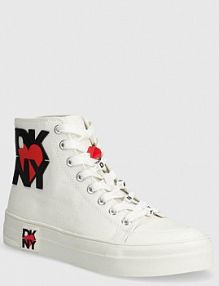 Trampki wysokie DKNY  białe damskie K2478753.WHT