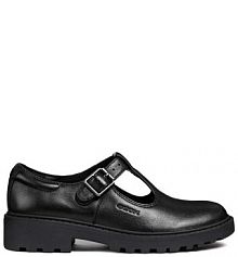 Półbuty sznurowane Geox  czarne damskie J8420E.00043.C9999