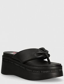 Japonki Tommy Jeans  czarne damskie EN0EN02457
