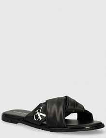 Klapki Calvin Klein Jeans  czarne dziecięce V3A2.80823