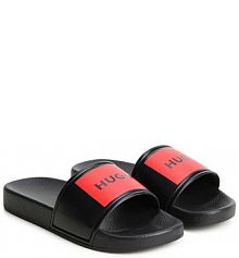 Klapki HUGO  czarne dziecięce G00094.36.41