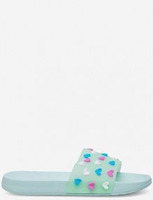 Klapki basenowe Nelli Blu zielone dziecięce SS23-69536