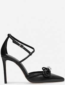 Czółenka EVA MINGE czarne ANCONA-V325-25531