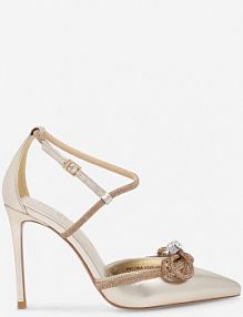 Czółenka EVA MINGE złote ANCONA-V325-25531