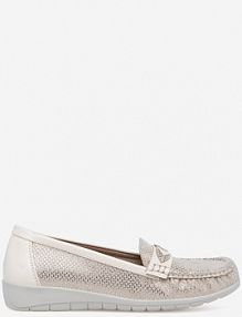 Mokasyny Clara Barson beżowe damskie WYL0312-XX2