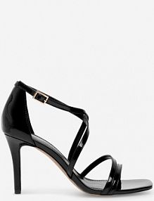 Sandały na obcasie Jenny Fairy czarne LS5946-01