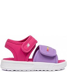 Sandały New Balance beżowe/różowe dziecięce niemowlęce SIA750D3