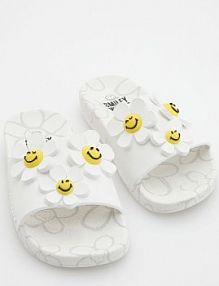 Klapki SmileyWorld® Reserved białe dziecięce 464AE-00X