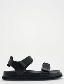 Sandały z paskami Reserved czarne męskie 841AI-99X