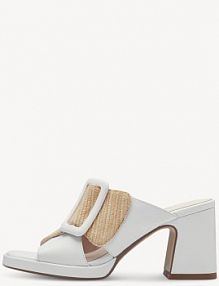 Klapki Tamaris białe damskie