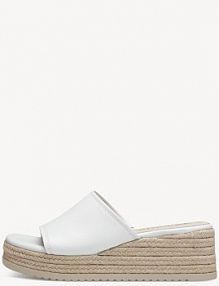 Klapki Tamaris białe damskie