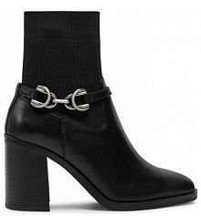 Botki na słupku Aldo czarne 