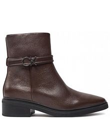 Botki Calvin Klein brązowe damskie 