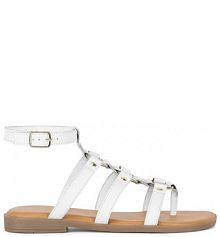 Sandały Sergio Bardi białe damskie 