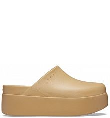 Klapki Crocs brązowe damskie 