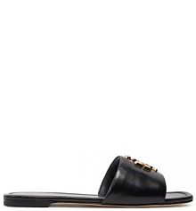 Klapki Tory Burch czarne damskie 