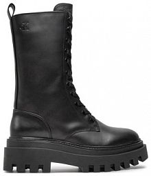 Trapery Calvin Klein czarne damskie 