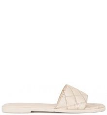 Klapki Badura écru damskie 