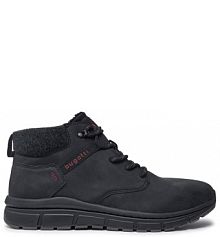 Trzewiki Bugatti czarne męskie 