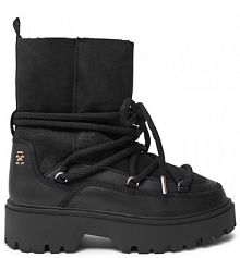 Śniegowce Tommy Hilfiger czarne damskie 