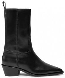 Botki na słupku Calvin Klein Jeans czarne 