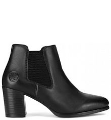 Botki na słupku Rieker czarne 