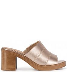 Klapki Lasocki złote damskie 