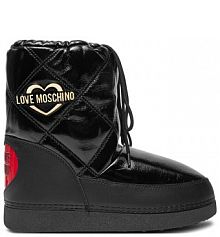 Śniegowce LOVE MOSCHINO czarne damskie 