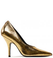 Szpilki Patrizia Pepe złote 