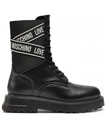 Botki LOVE MOSCHINO czarne damskie 