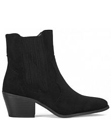 Botki na słupku Jenny Fairy czarne 