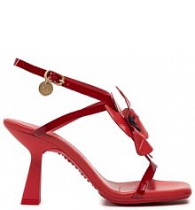 Sandały na słupku Hispanitas czerwone 