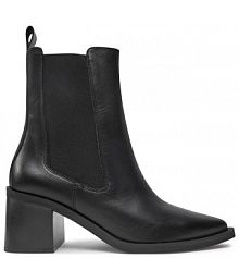 Botki na słupku R.Polański czarne 