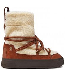 Śniegowce Tommy Hilfiger beżowe damskie 