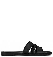 Klapki Lasocki czarne damskie 