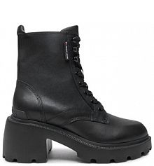 Trapery Tommy Jeans czarne damskie 