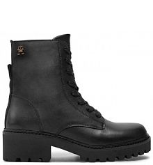 Trapery Tommy Hilfiger czarne damskie 