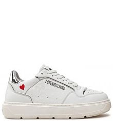 Sneakersy LOVE MOSCHINO białe damskie 