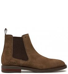 Sztyblety Clarks brązowe męskie 