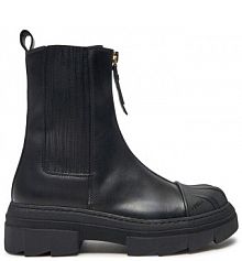 Botki Furla czarne damskie 