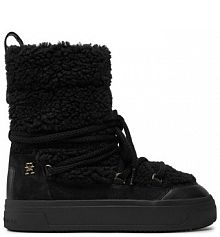 Śniegowce Tommy Hilfiger czarne damskie 