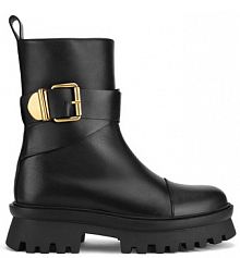 Botki na słupku Badura czarne 