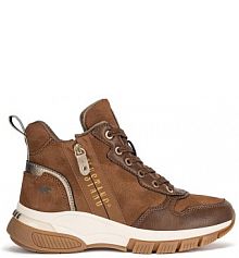 Botki Mustang brązowe damskie 