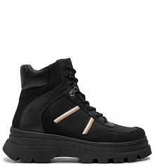 Trapery BOSS czarne damskie 